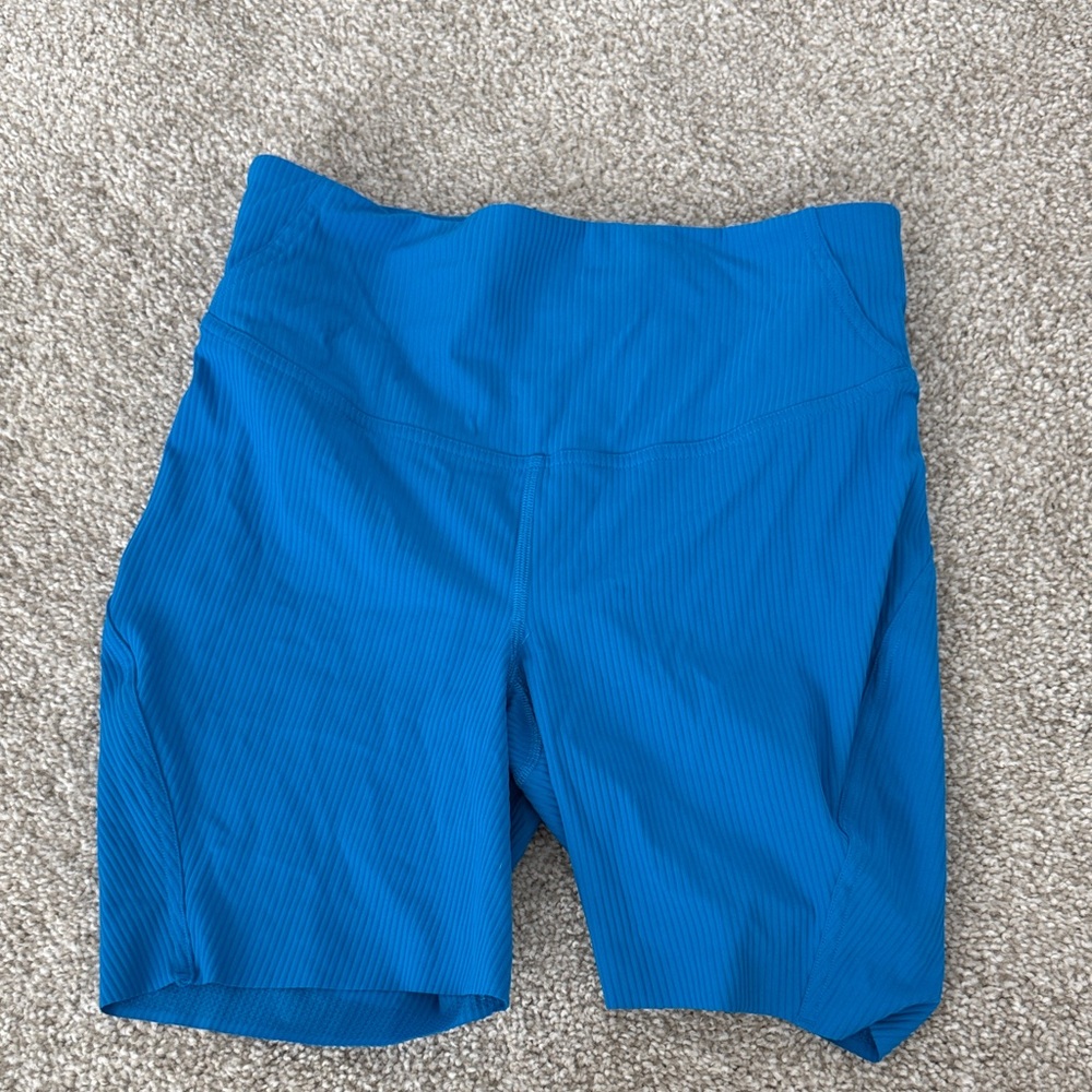 Lululemon Athletica Electric Blue Bike Shorts